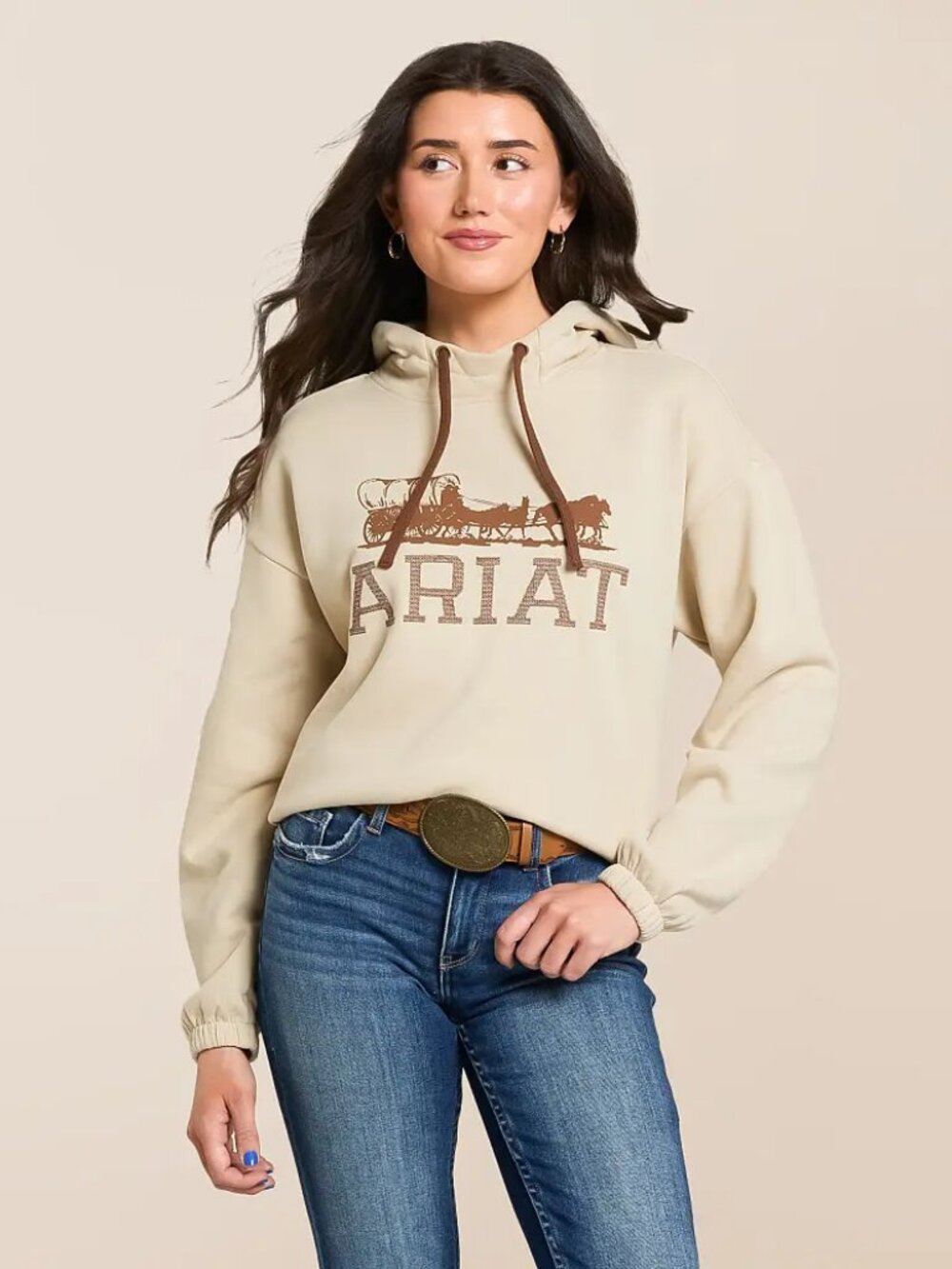 Ariat Women’s Logo Hoodie Pullover Sweatshirt Western Casual NWT | 2W15B19/20